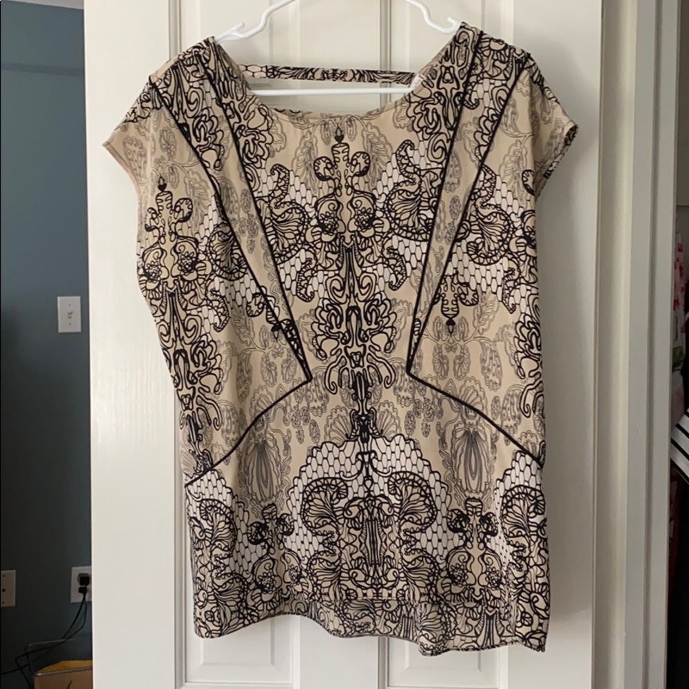 Beautiful silk top from Anthropologie